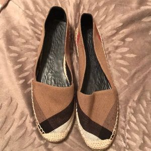 ⚡️FLASHSALE Burberry Checked Canvas Espadrilles
